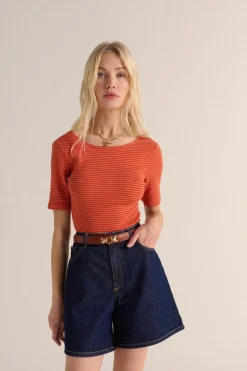Jupes Et Shorts|Balzac Short Maylone Jean Bleu Minuit
