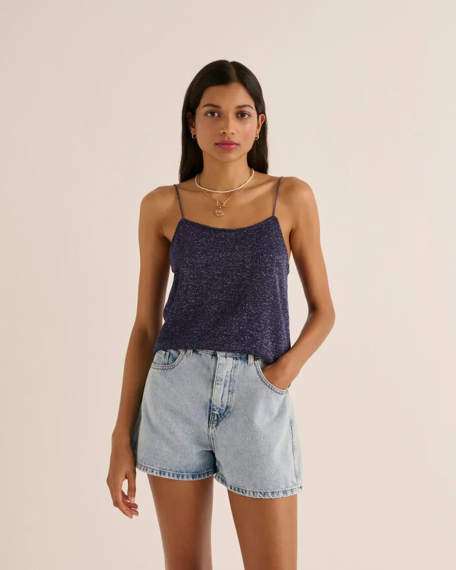 Jupes Et Shorts|Balzac Short Triomphe Bleu Glacier
