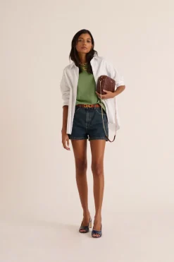 Jupes Et Shorts|Balzac Short Triomphe Bleu Lagon