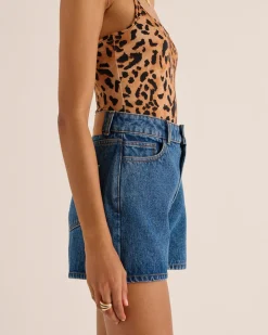 Jupes Et Shorts|Balzac Short Triomphe Bleu Midi