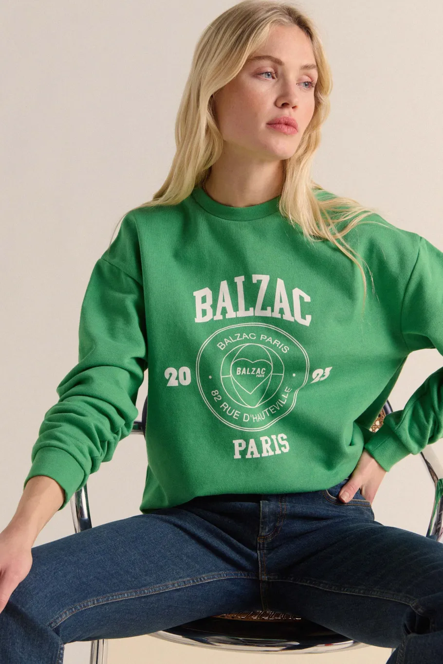 Sweatshirts|Balzac Sweat-Shirt Harlow Paris 2023 Vert