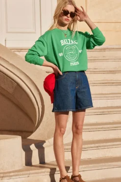 Sweatshirts|Balzac Sweat-Shirt Harlow Paris 2023 Vert