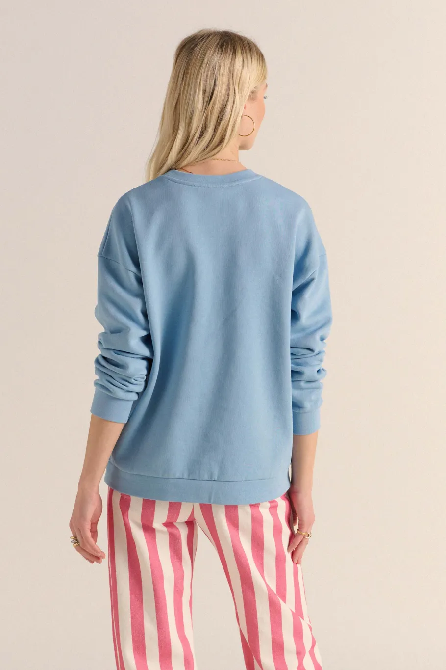 Sweatshirts|Balzac Sweat-Shirt Harlow Cocktail Party Bleu Ciel