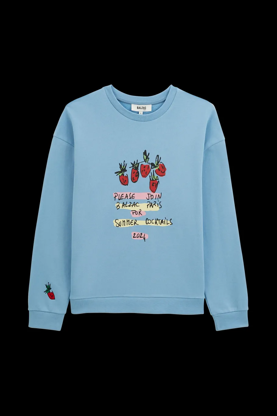Sweatshirts|Balzac Sweat-Shirt Harlow Cocktail Party Bleu Ciel