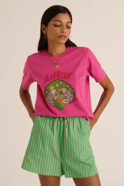 Tee-Shirts Et Bodies|Balzac Tee-Shirt Bree Amour De Leo Rose