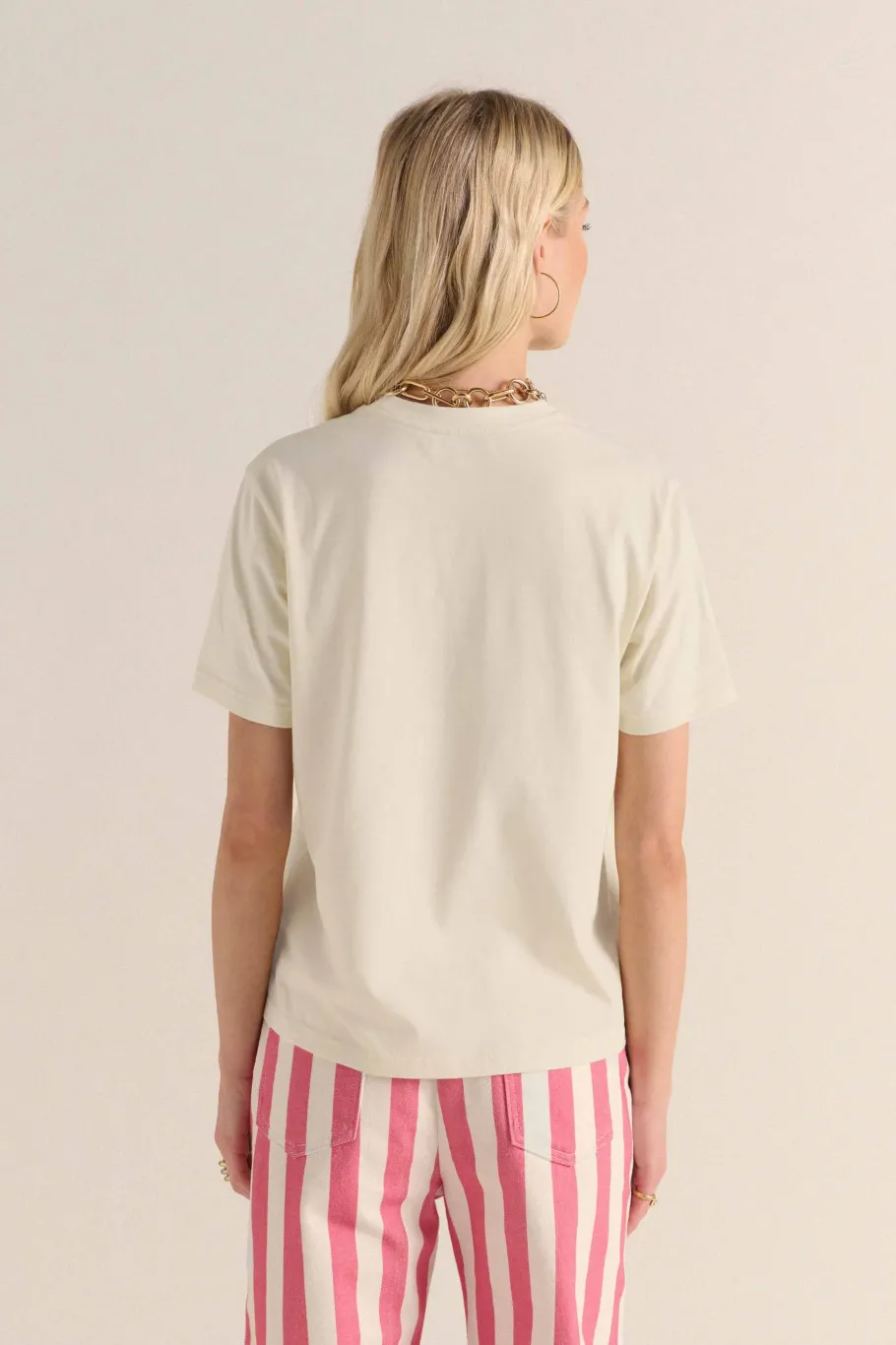 Tee-Shirts Et Bodies|Balzac Tee-Shirt Bree Cocktail Party Ecru