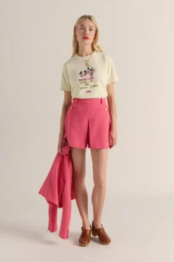 Tee-Shirts Et Bodies|Balzac Tee-Shirt Bree Cocktail Party Ecru