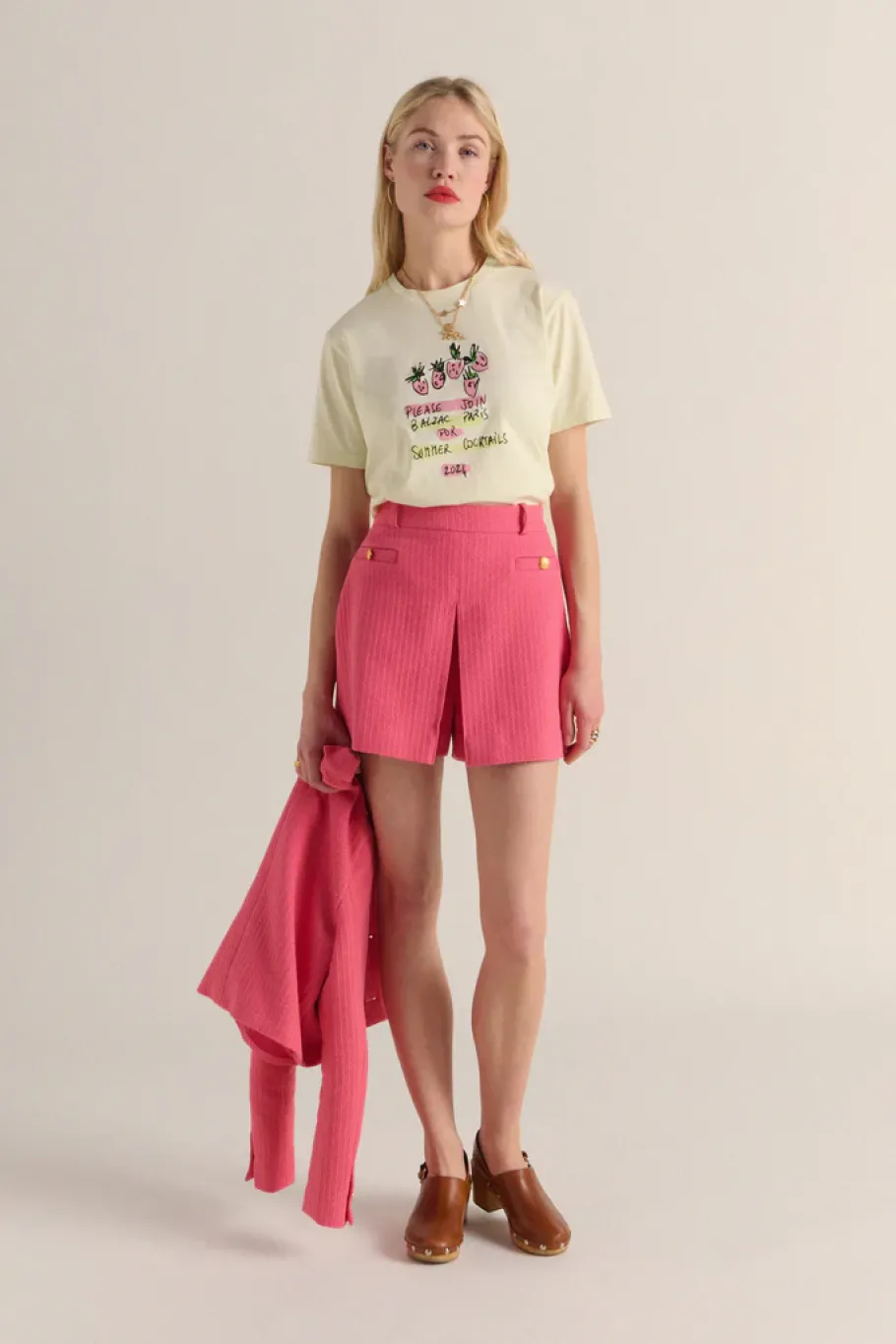 Tee-Shirts Et Bodies|Balzac Tee-Shirt Bree Cocktail Party Ecru