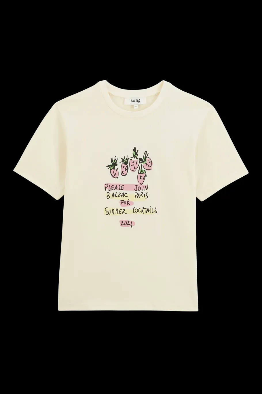 Tee-Shirts Et Bodies|Balzac Tee-Shirt Bree Cocktail Party Ecru