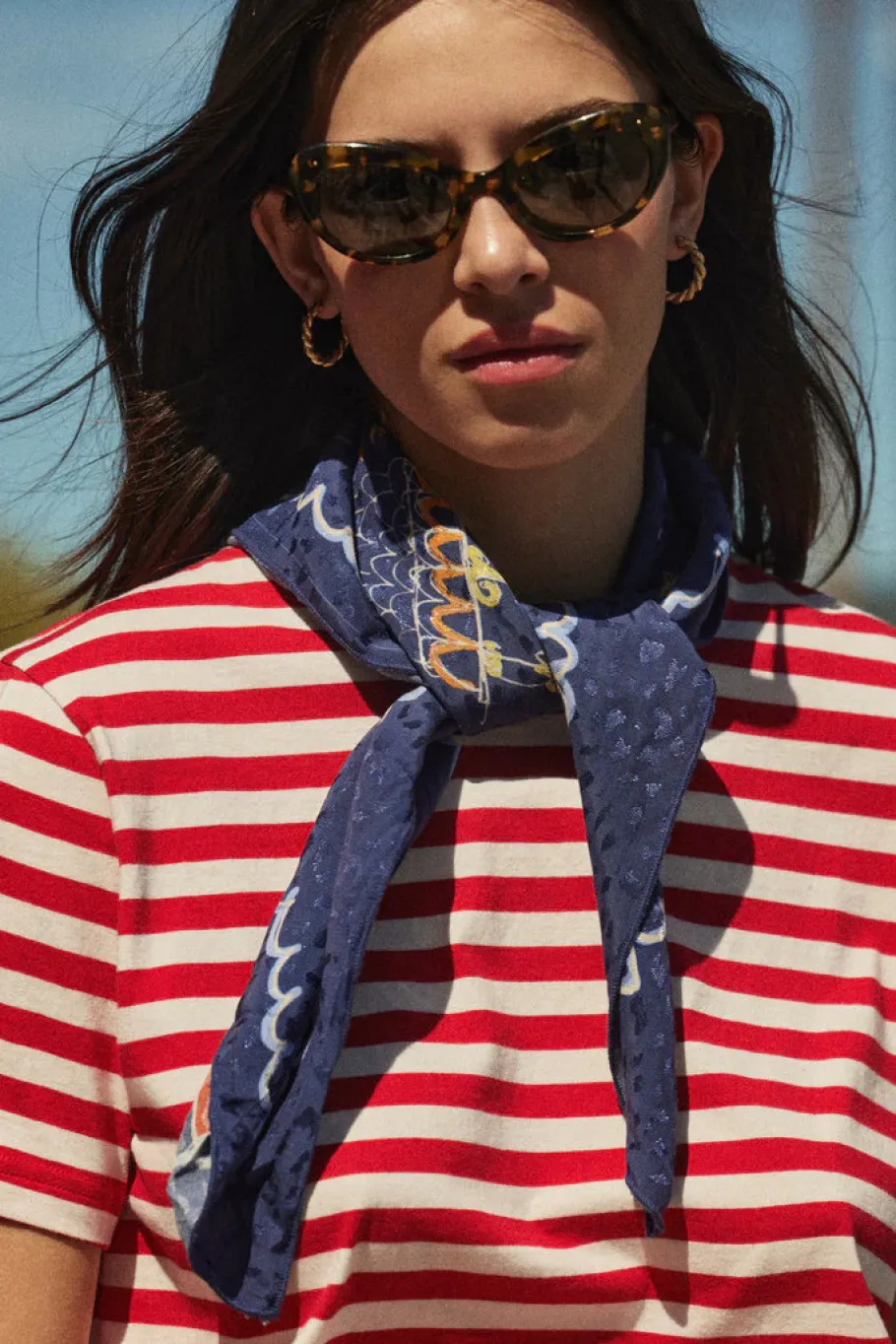 Tee-Shirts Et Bodies|Balzac Tee-Shirt Bree Rayures Rouge Et Blanc