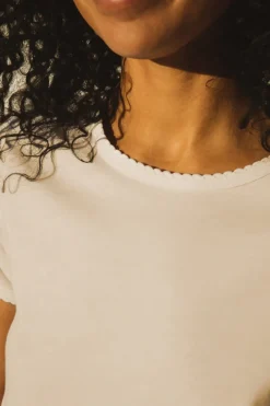 Tee-Shirts Et Bodies|Balzac Tee-Shirt Willow Creme