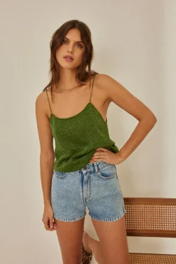 Tee-Shirts Et Bodies|Balzac Top Amandier Vert Foret