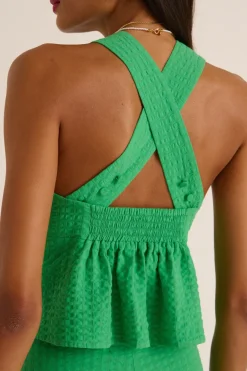 Tee-Shirts Et Bodies|Balzac Top Louise Vert Pelouse