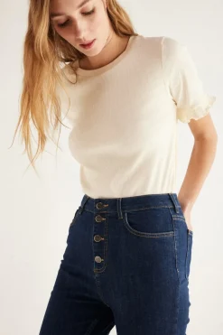 Tee-Shirts Et Bodies|Balzac Top Martine Ecru