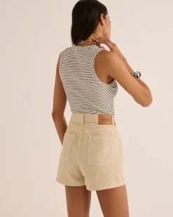 Tee-Shirts Et Bodies|Balzac Top Origan Rayures Marine Et Blanc