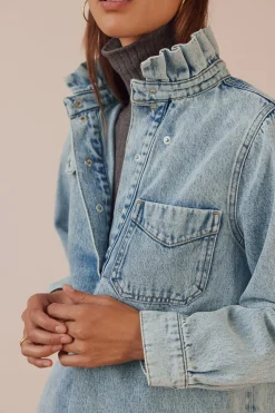 Chemises Et Blouses|Balzac Vareuse Cyrius Bleu Glacier