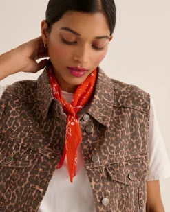Denim|Balzac Veste Felipa Leopard Cafe