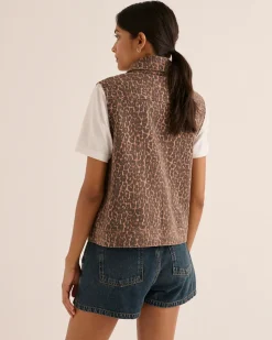 Denim|Balzac Veste Felipa Leopard Cafe