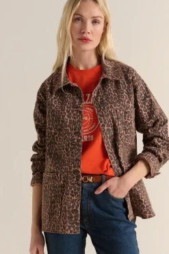 Vestes|Balzac Veste Marais Leopard Cafe