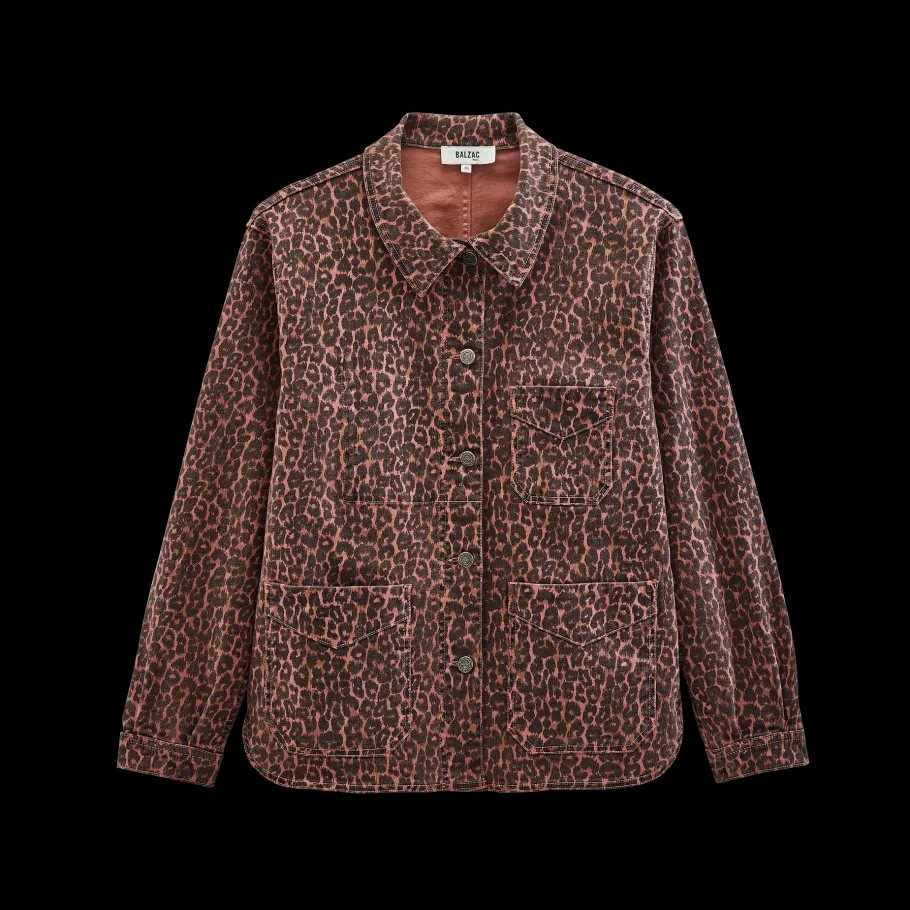 Vestes|Balzac Veste Marais Leopard Cafe