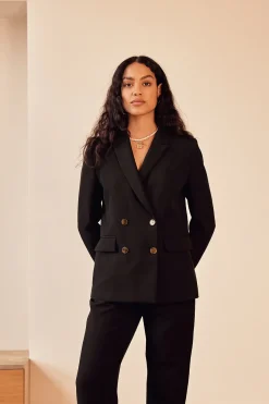 Costumes Et Ensembles|Balzac Veste Nael Noir